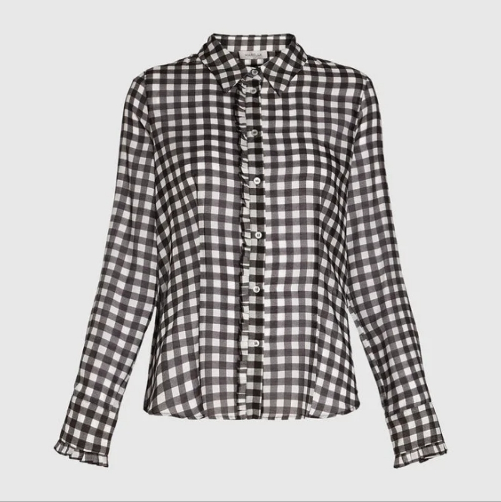 MARELLA Patterned Shirt Size 42/ Small NWOT